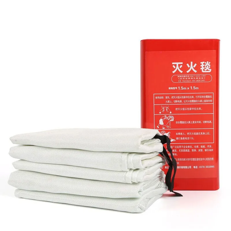 100% Fiberglass Fire Suppression Blanket Emergency Fire Blanket for Kitchen,Camping