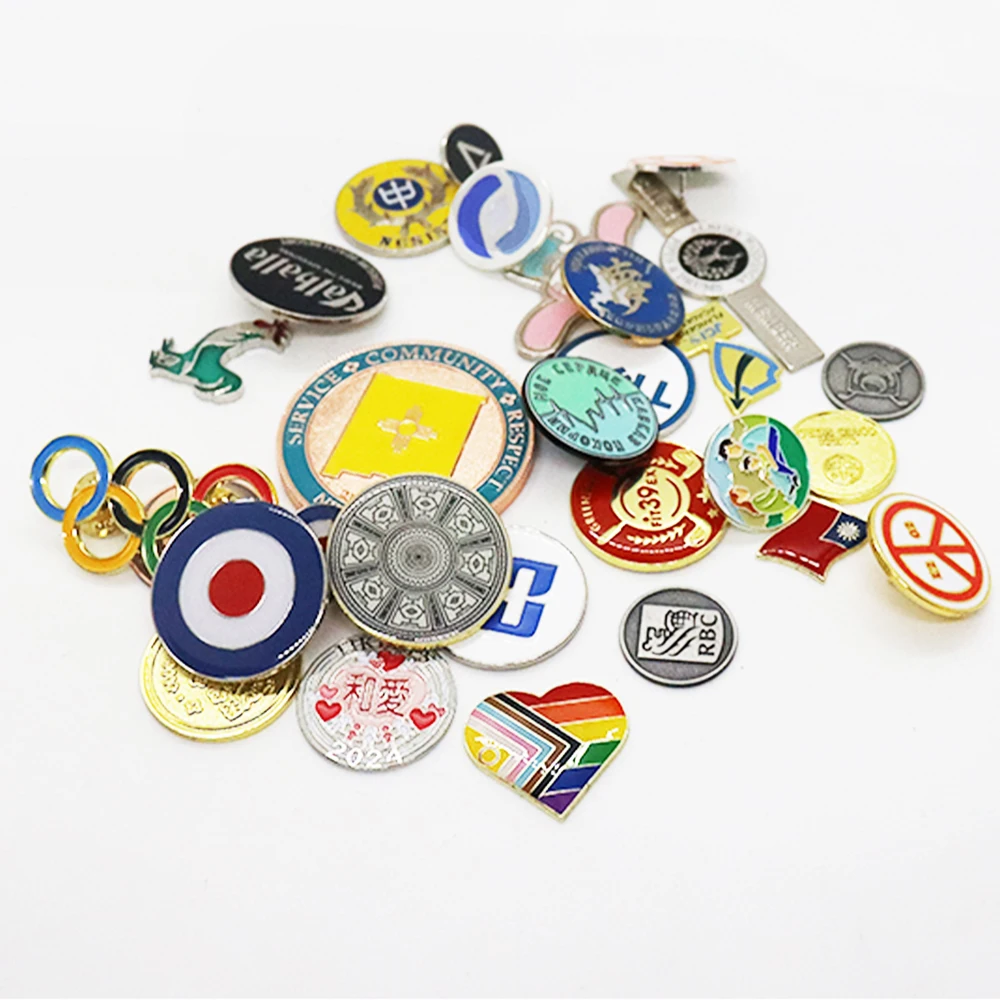 PRIMUS GOLF Best Price Various design Novelty Ball Markers 25mm 30mm Metal Magnetic Golf Ball Marker Golf Hat Clip