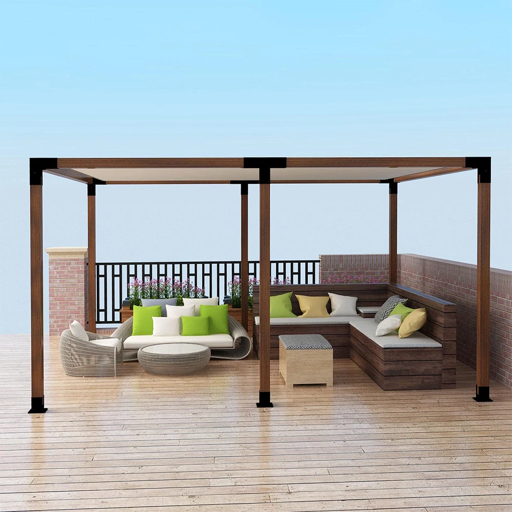 Pergola Bracket Durable Steel for Wood Corner Bracket Outdoor Garden Pergola Kit Brackets
