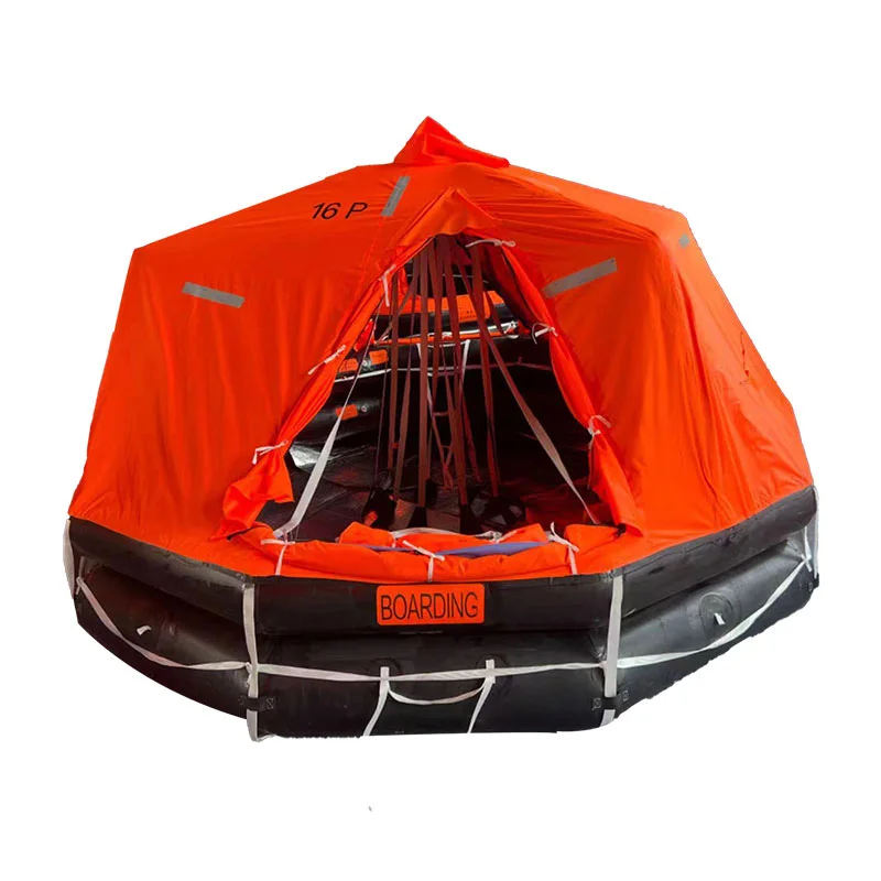 Factory price devit-launched type inflatable liferaft for sale
