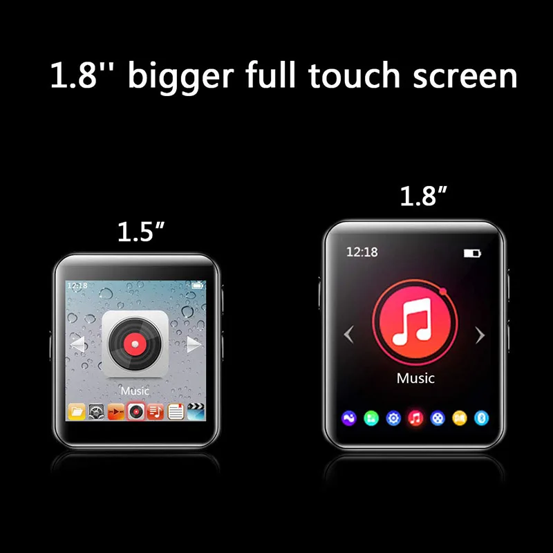 
1.8 inch touch screen mp4 player with build-in speaker and FM free shipping 