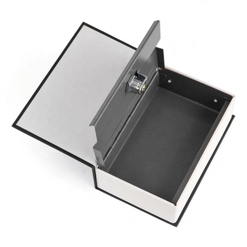 1pc wholesale English Dictionary Safe Book Bank Shaped Piggy Bank Metal Coin Bank Money Box Figurines Saving Money Home Decor Gi