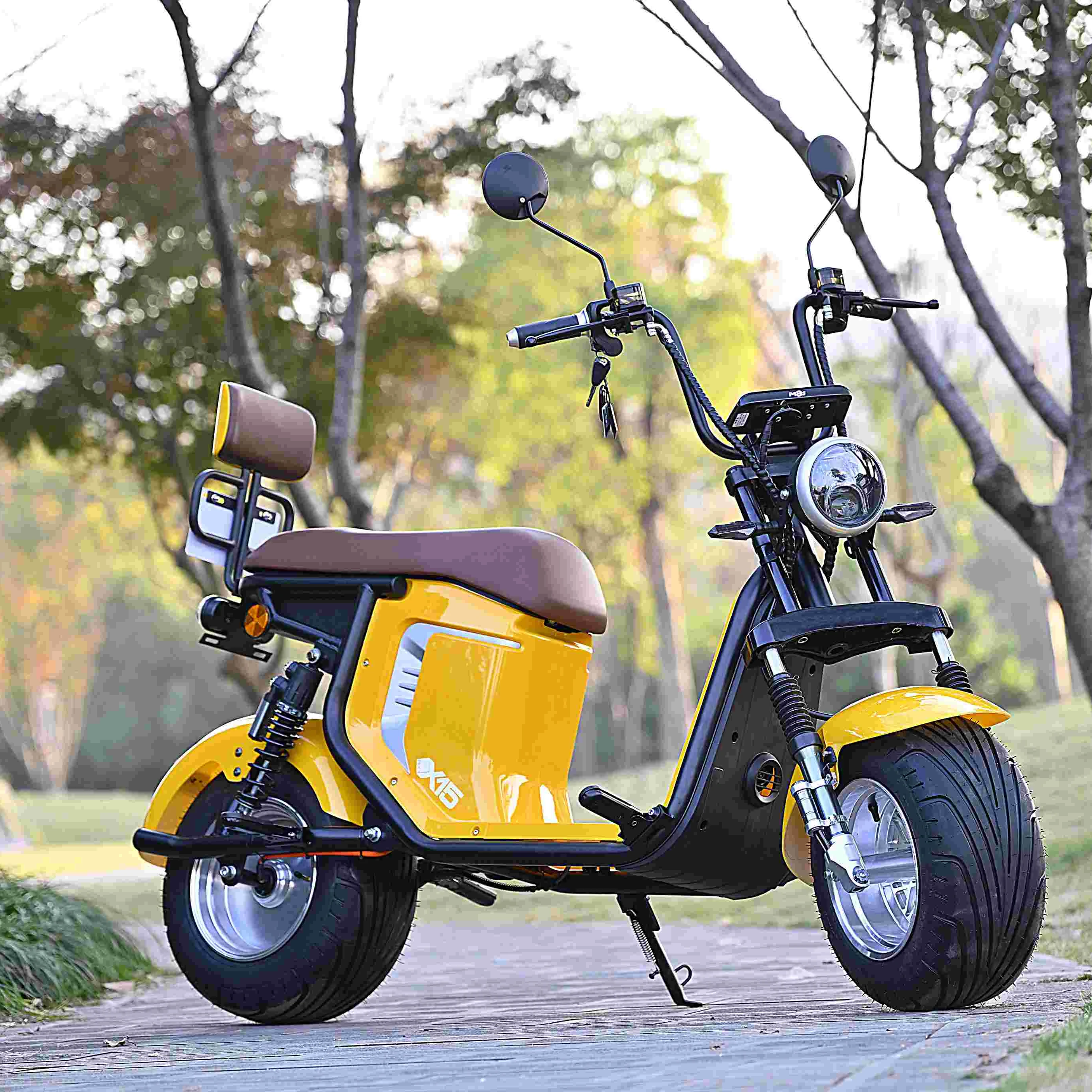 Cheap Citycoco EEC COC 2000w 60V 20Ah Double Suspension comfortable electric scooter city coco with seat for adults