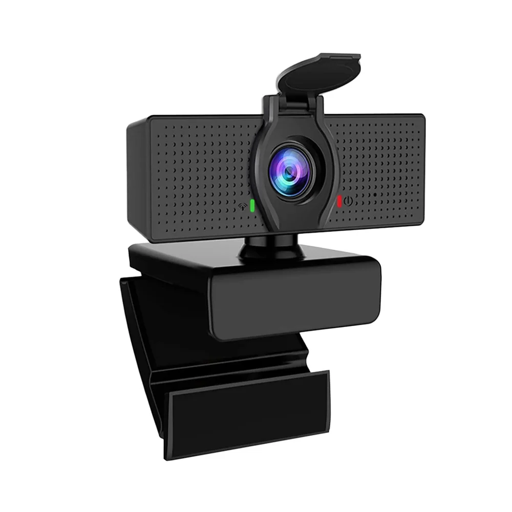 
1080p Webcam with Stereo Microphone, Software Control and Privacy Cover, N930AF FHD USB Web Camera 