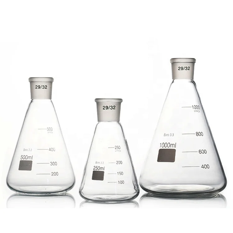 Tiandi Lab 250ml Glass Conical Flask With 29/32 Standard Joint