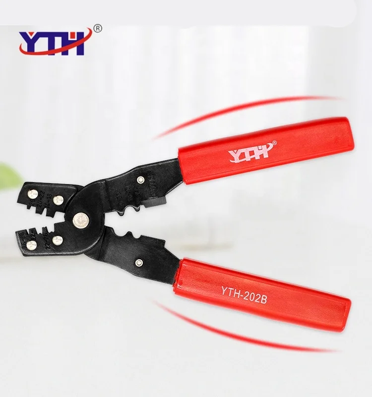 YTH 202B 14-28 AWG 50# Steel Multi functional cold pressing professional tool wire cutting crimping terminal crimper