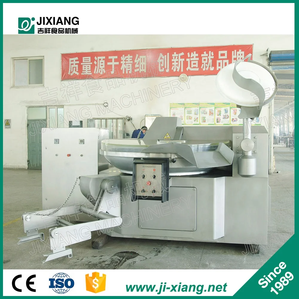 High Speed and Efficiency S Shape sausage machine automatic frozen meat cutting bowl cutter mixer machine