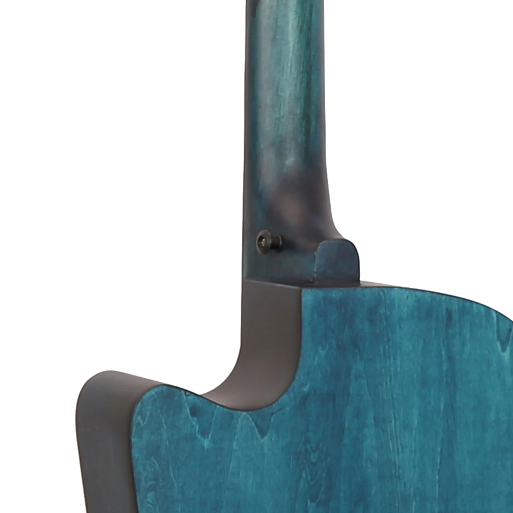 Full Size 38 Inch Ga Shape Acoustic Guitar Colorful Options Matte Finish Linden Wood  Acoustic Guitar Wholesale Factory OEM/ODM