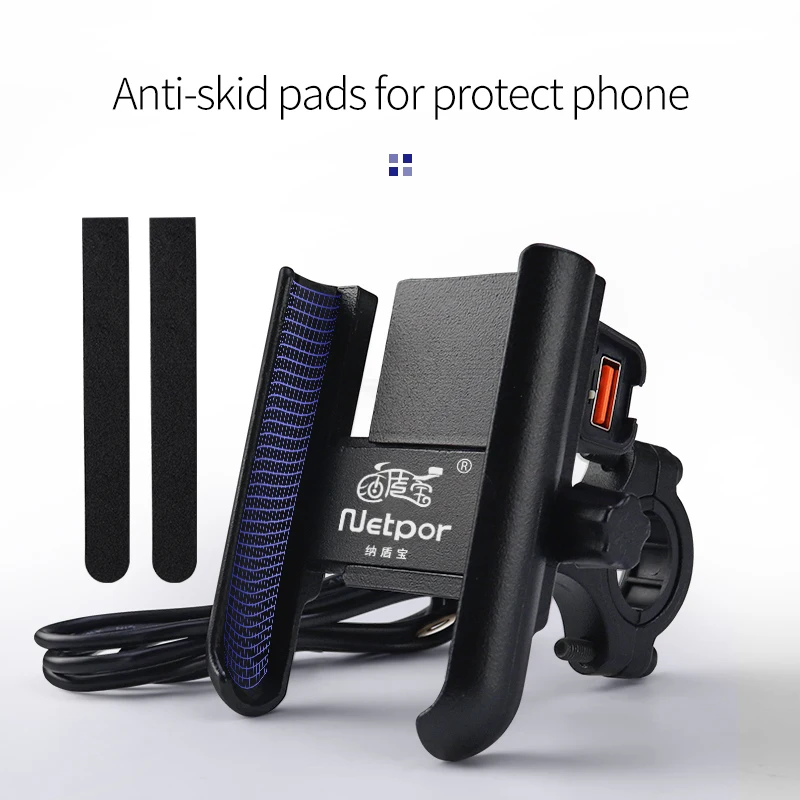 Aluminium Alloy Mobile Phone Holder Bike Motorcycle Cell