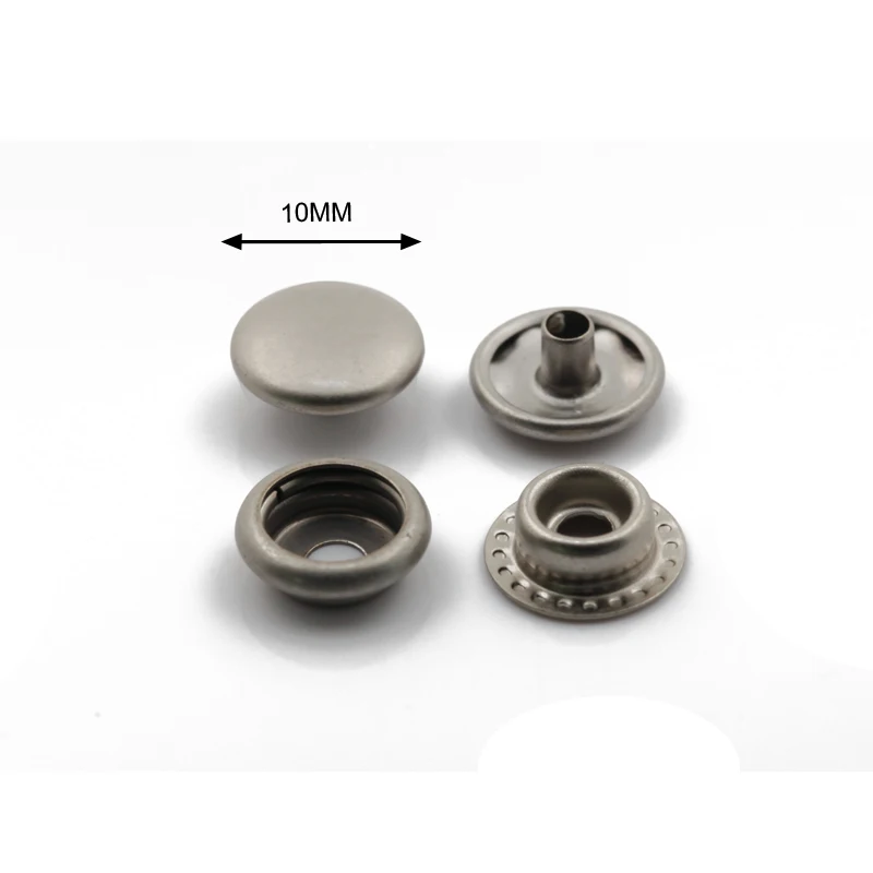 Button press studs brass iron snap button best 10 mm fastener for clothing