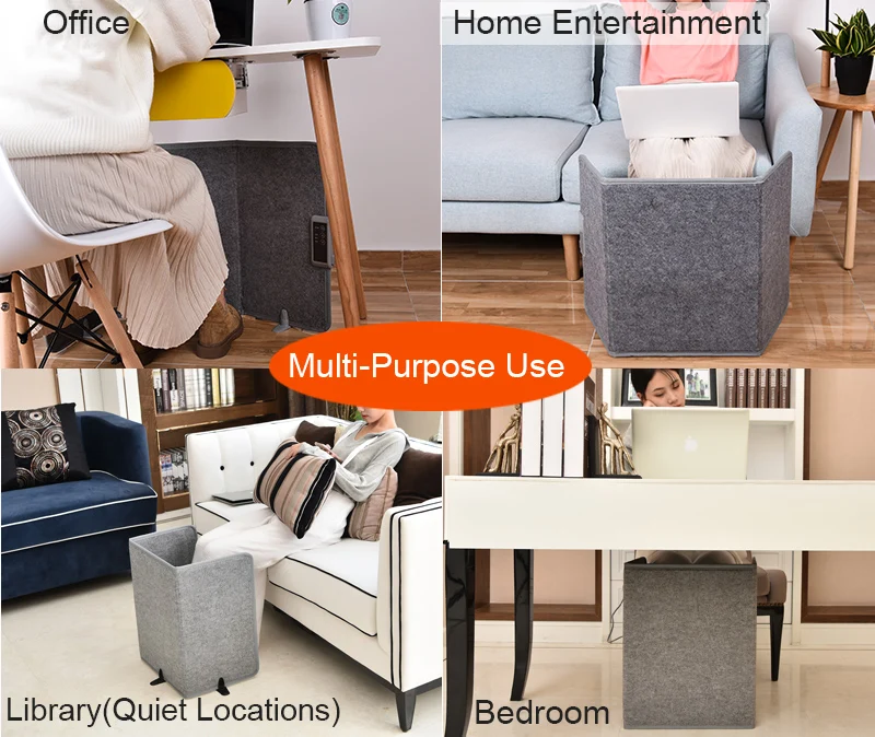 Portable Office and Home Thermal Equipment under Desk Foot and Hand Warmers for Leg and Feet for Space Heating