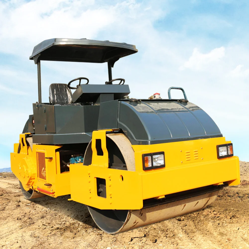 Дорожный роликовый станок уплотнитель цена настраиваемый вес дорожного катка для