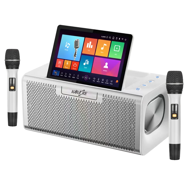 All-In-One Portable Professional Sound Speaker Karaoke Machine Touch Screen KTV Jukebox System with Audio Sound Equipment