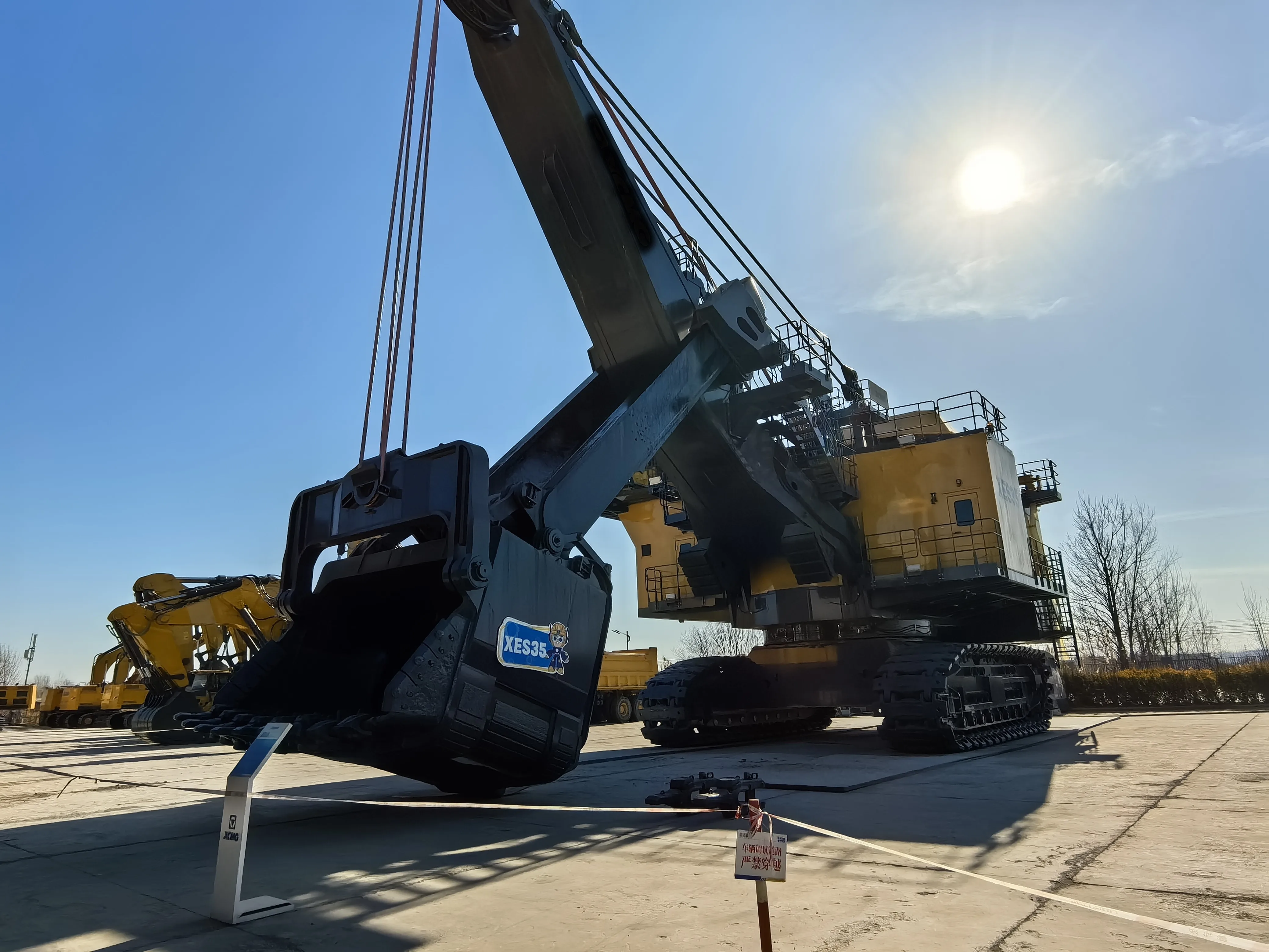 XES35 супер 35cbm электрическая лопатка экскаватор 1000ton Dragline для открытого карьера