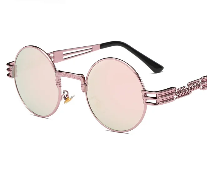 2022 8010 classic punk steam round fashion sunglasses USA sunshades sun glasses