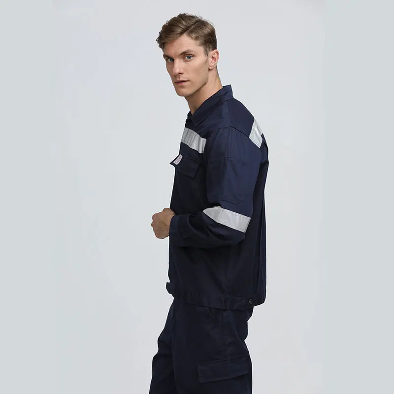 EN11611 Fire Safety work Suit clothes electrician uniforms construction workwear reflective tape work wear