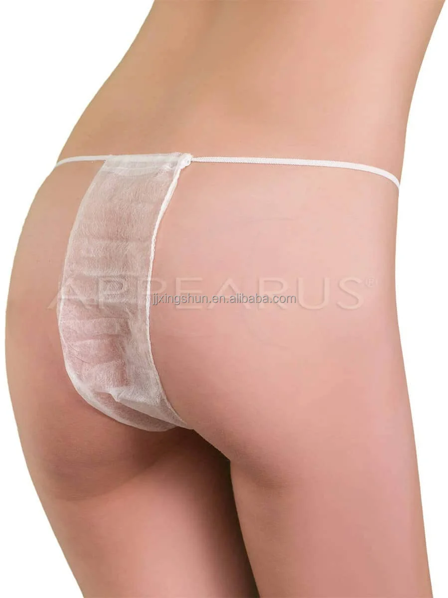 Stock disposable underwear Thongs spa salon swimming use, each individually packaged