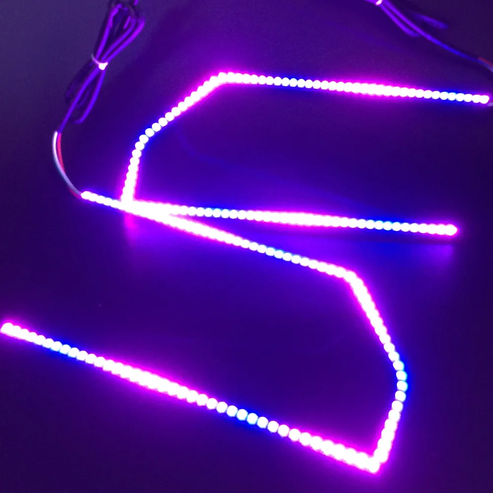 Best price LED angel eye halo ring fog lamp with UFO remoter