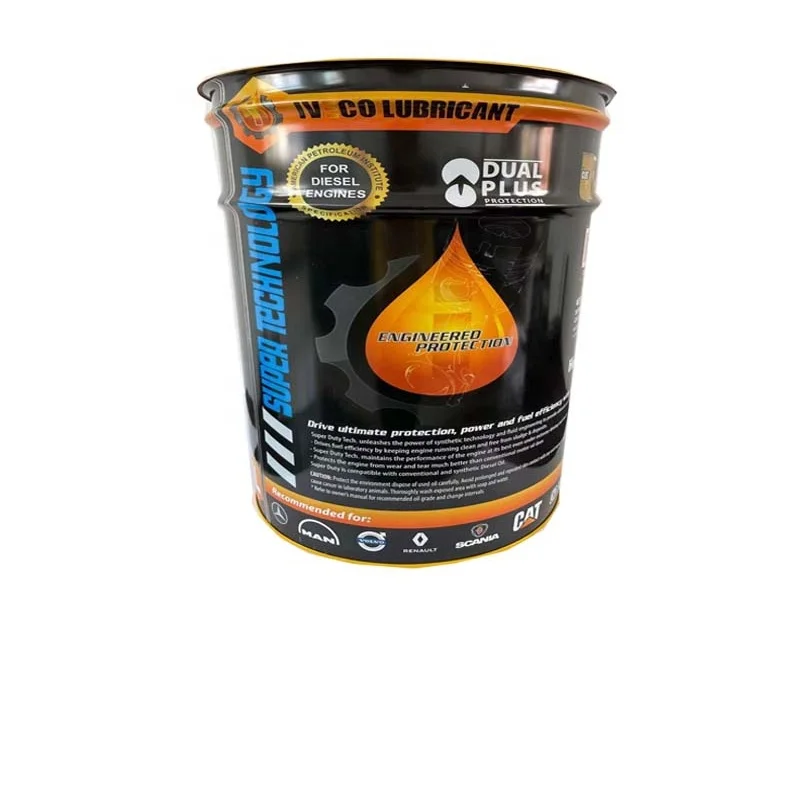 18 liter pail metal bucket with spout closed lids for chemical use