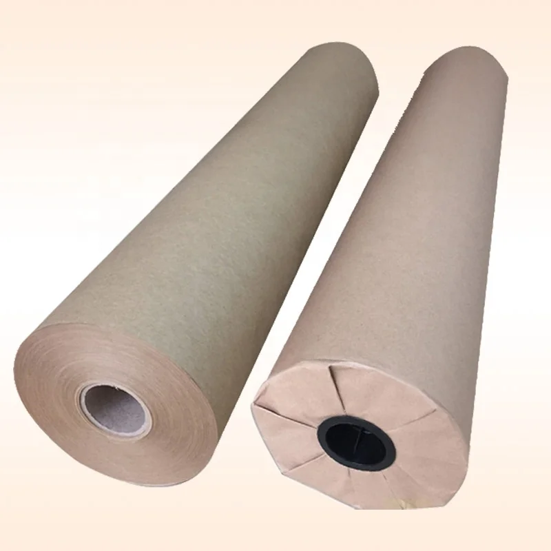 
300mm width car auto painting masking kraft paper in roll 