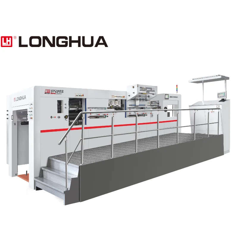 One Year Warrant Fully Automatic Holographic Position Embossing Hot Foil Stamping Die Cutting Stripping Machine For  paper