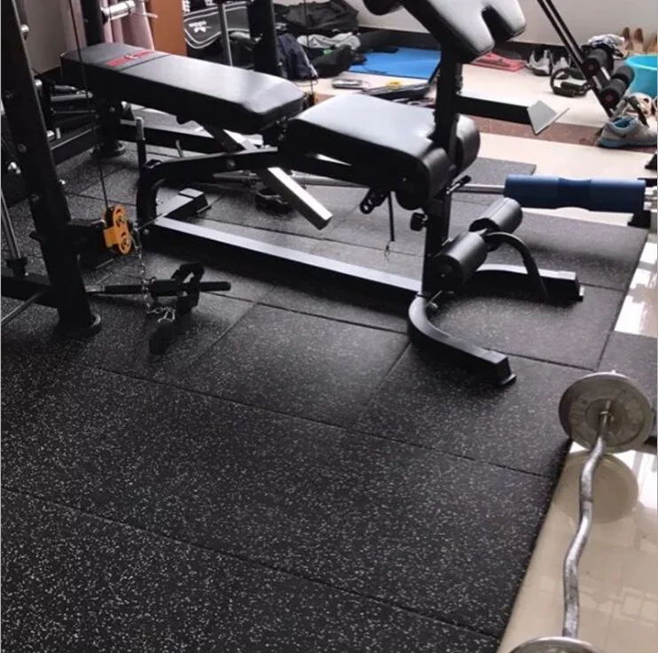 sport shock absorb EPDM gym rubber floor mat 10mm
