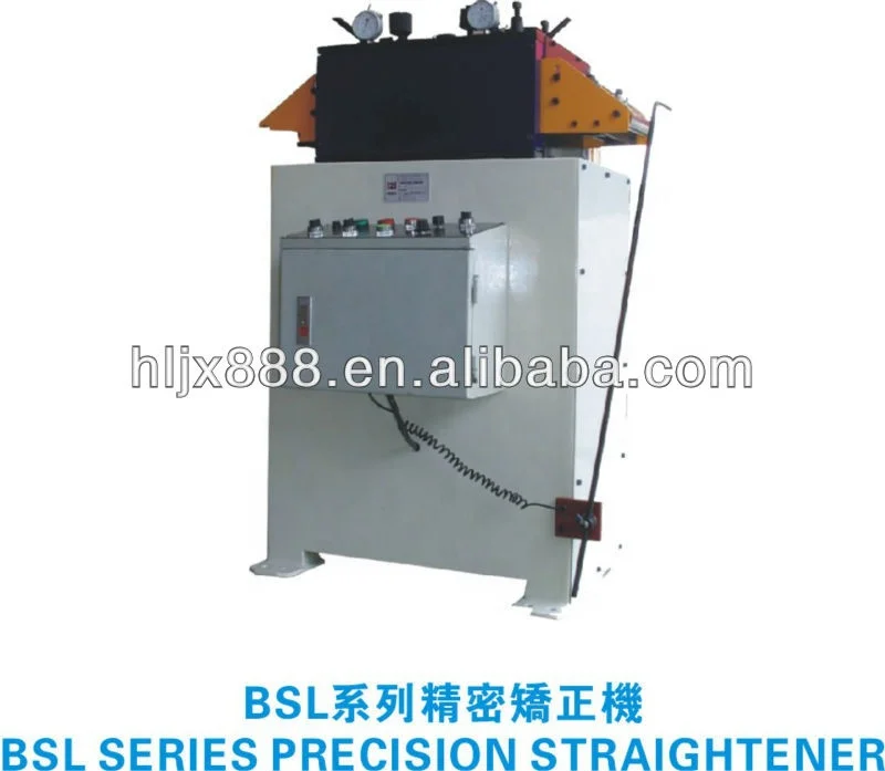 BSL-100 direct leveling type sheet metal straightener machine for the thin coil  width within 100mm