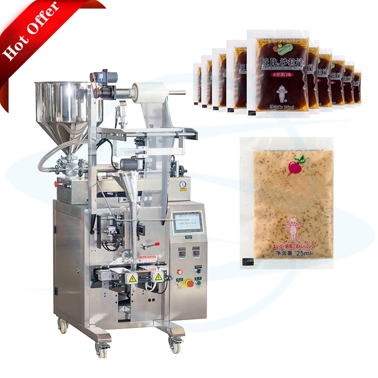 Mayonnaise chili sauce Salad dressing Liquid Packing Machine