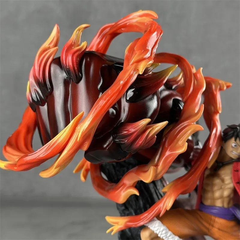 30Cm Figure Nika Luffy Three Forms Of Arms Pvc Action Collection Ornament Model Toys Gift Anime Figures One Pieced