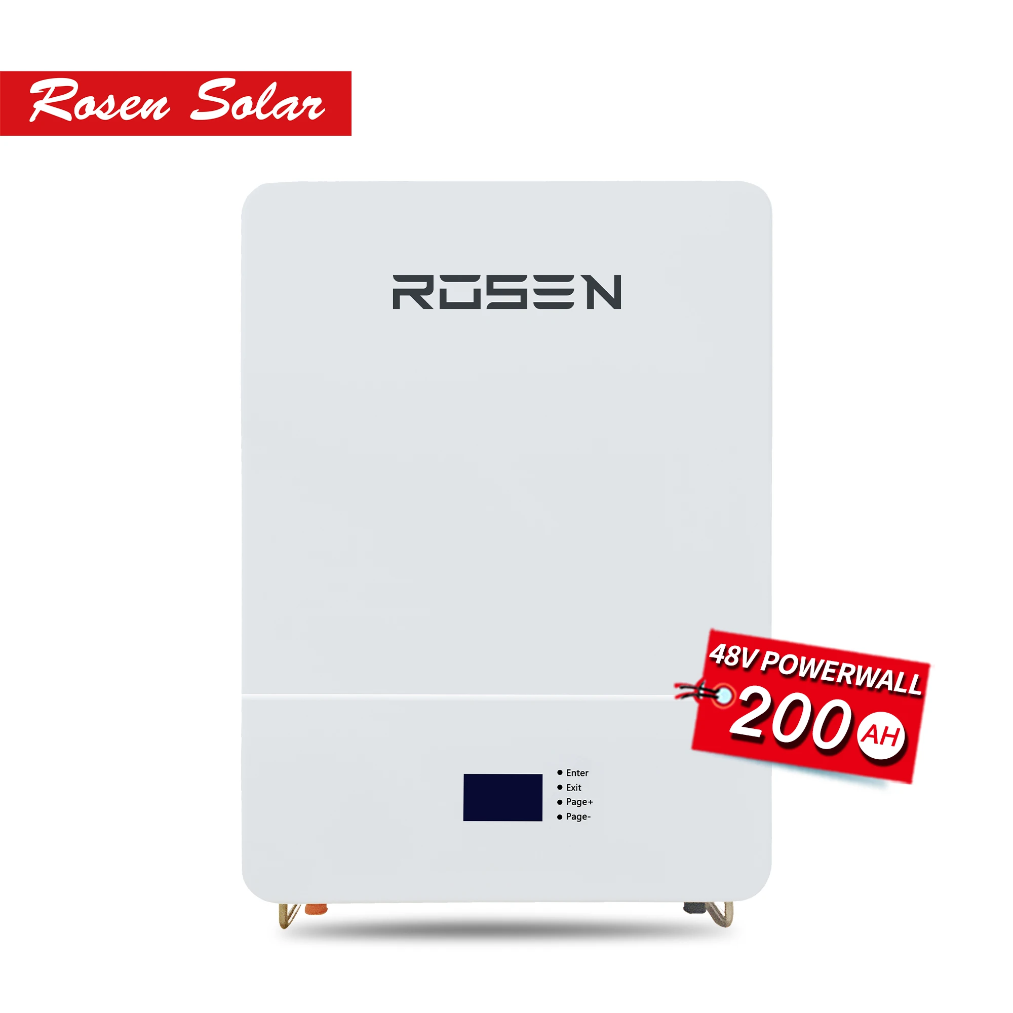  Rosen Солнечная энергия 5 кВт 10 LifePO4 батарея 48 В 200 Ач литий-ионная