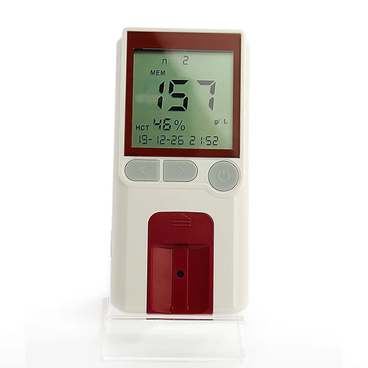 Medical Device Blood HB Meter Automatically Test Blood HCT Hemoglobin Detection Test Equipment Portable hba1c Hemoglobin Meter