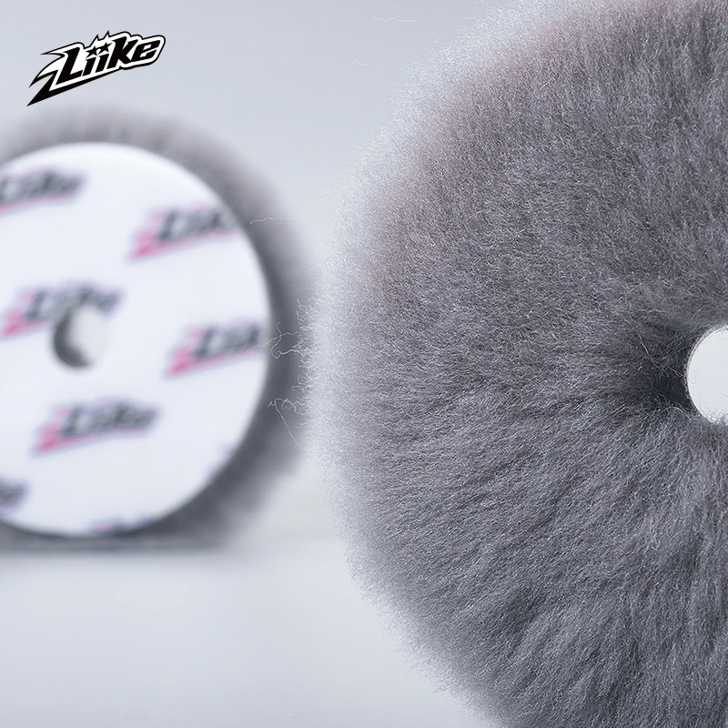 Perfect Wool Compounding Car Detailing Polishing Products Lambs Skin Wool Buffing Pads