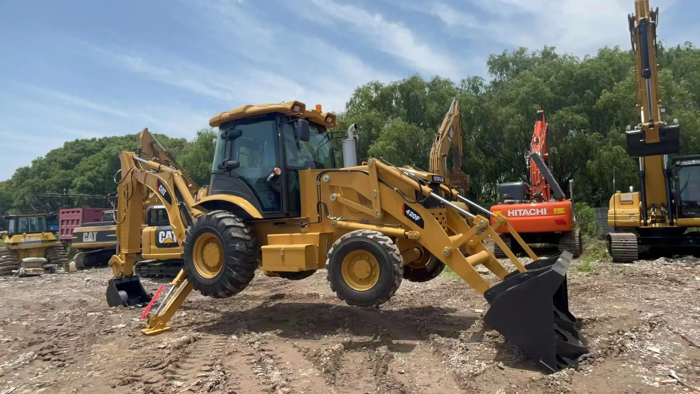 Подержанные экскаваторы-погрузчики cat 420 трактор экскаватор-погрузчик для продажи дешево 420f