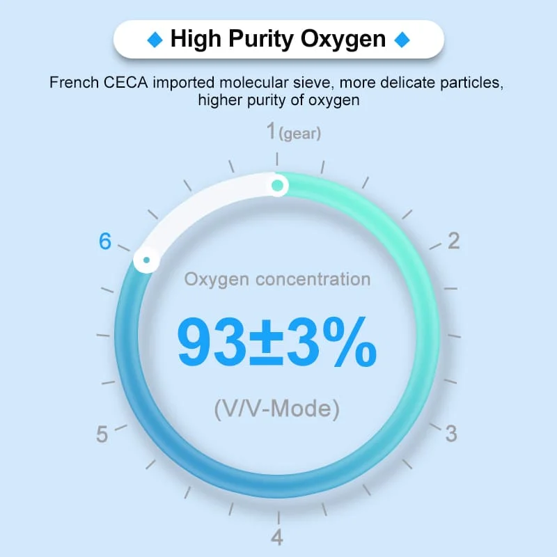 Olive Home PSA Sieve Portable Concentrateur Doxygne Portatif Pulse Oxygen Generator Machine Mini 5l Oxygene Concentrator Small