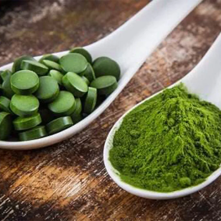 Фабричная Высококачественная Органическая хлорелла, спирулина в таблетках, супер-продукты, хлорелла вульгарис в порошке для повышения иммунитета, хлорелла