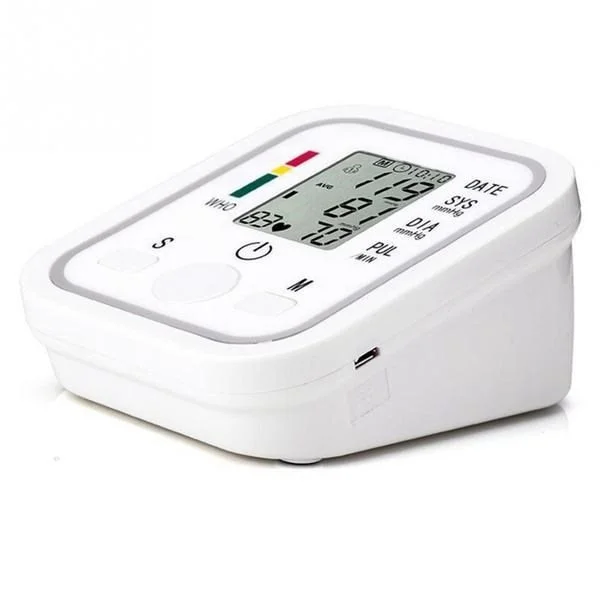 Automatic BP monitor Electronic Blood Pressure Monitor Arm Type LCD Display 99 Memory BP monitor