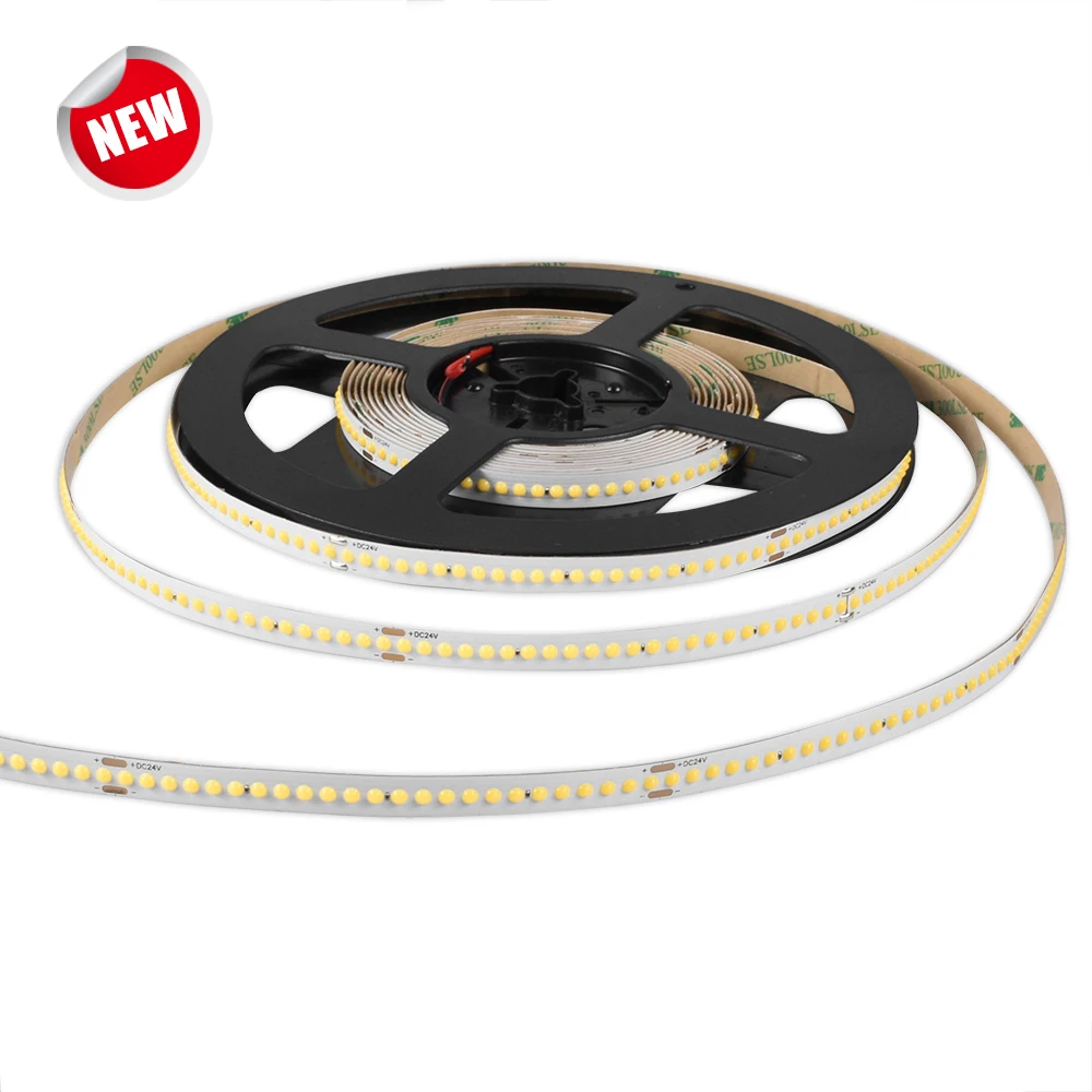 DC24V 240 фишек/м 2200k-6500k 12 Вт/м гибкий COB LED полос для украшения автомобиля выставочных залов и баров