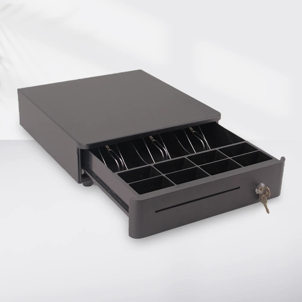 HER-330 Factory price cash box mini metal cash register drawer with RJ11 Interface