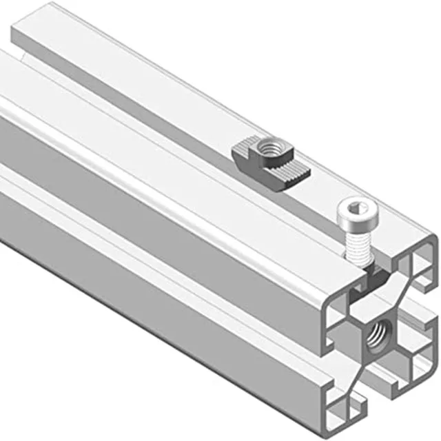 China Supplier Industrial Square Aluminum Profile Drop in T Slot Sliding T Nut