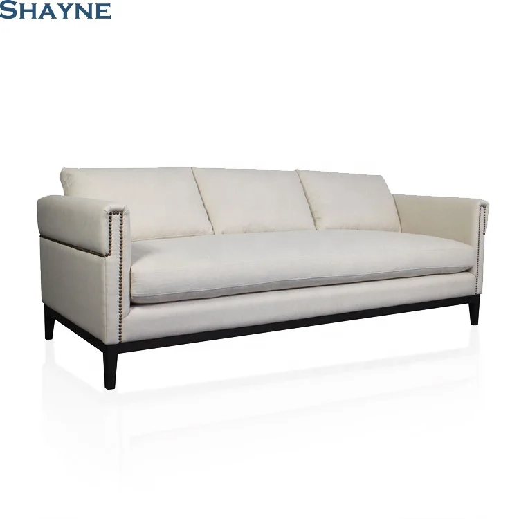 High Point Exhibitor OEM for well-known brands SHAYNE FURNITURE Modern Living Room 3 seater sofa fabric for sofa luxury