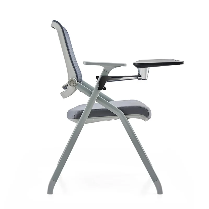 Task Office Chair School Classroom Student Chair Office Foldable Training Room Chair With Writing Pad