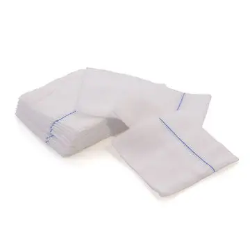 
Natural Cotton gauze manufacture medical absorbent X ray gauze/gauze sponge/sterile gauze swab 