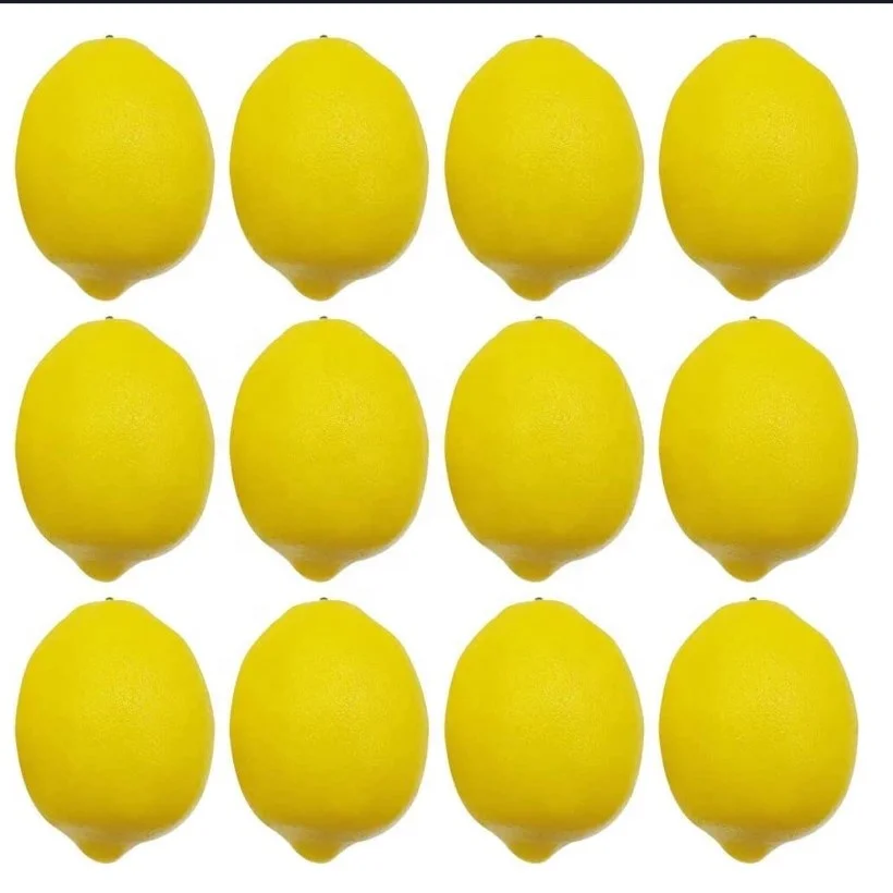 House Decoration Artificial Fake Fruits Artificial Polyfoam Lemon