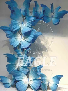 J-351 New design giant paper butterfly arch for Wedding Background Decoration event party window visual merchandising decor