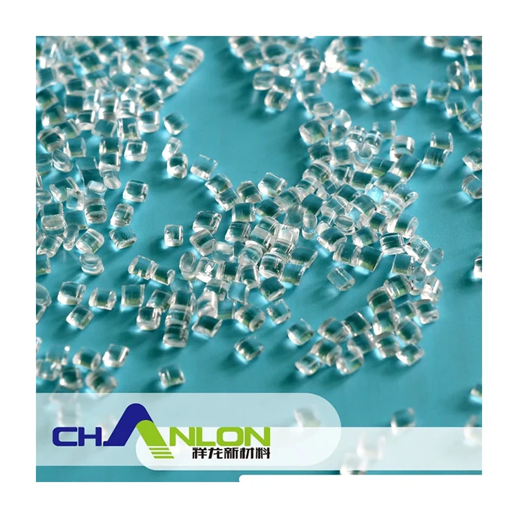Injection molding virgin transparent nylon 12 resin for plastic parts