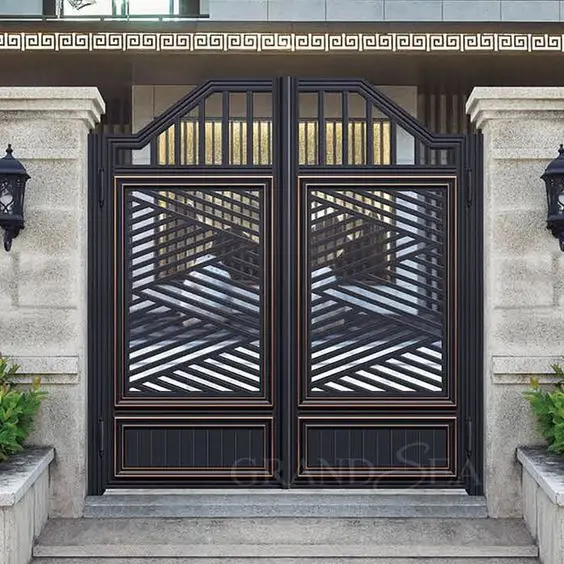 Hot Sale Manufacture Quality Residential aluminum garden aluminum gate gates residential