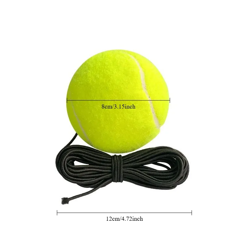 Rope Training Tennis Single Training 1.3-meter-high Elastic Fitness Straightened Rubber Ball