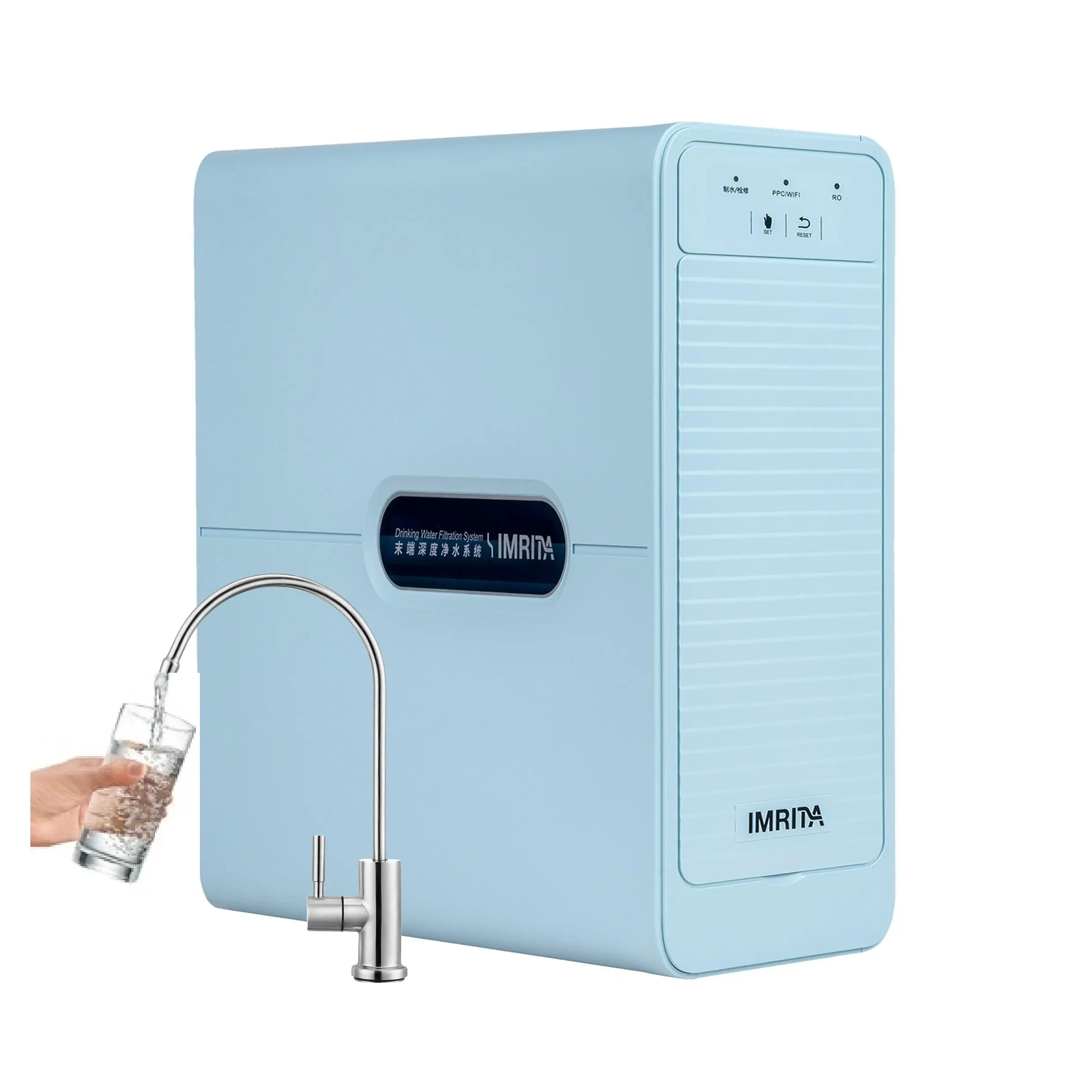 IMRITA 0.01 Micron Tap Water Filter Domestic Reverse Osmosis Water Filter System 600 GPD RO Water Purifier