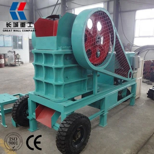 Portable Mini Stone Crusher Small Diesel Engine Jaw Crusher PEC1525 Price