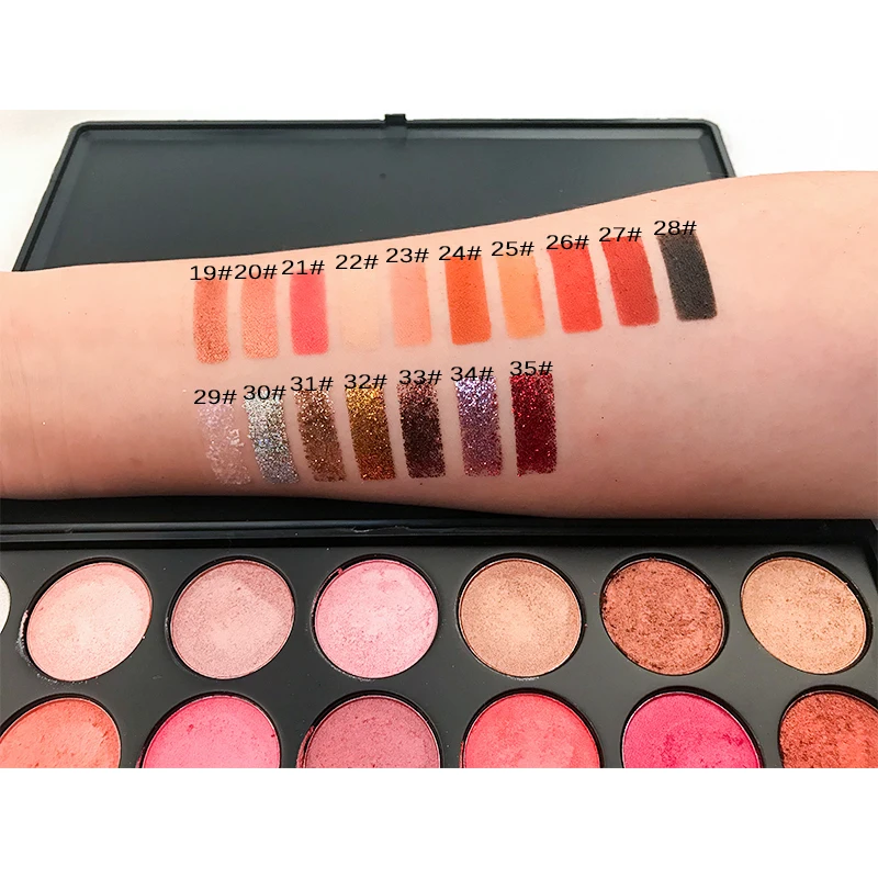 Black Eye Shadow Palette Custom Logo Eyeshadow Pigment Eyeshadow Palette Makeup